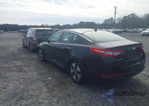 2012 Kia Optima Hybrid Ex из США, поврежденный, VIN KNAGM4AD7C5031438